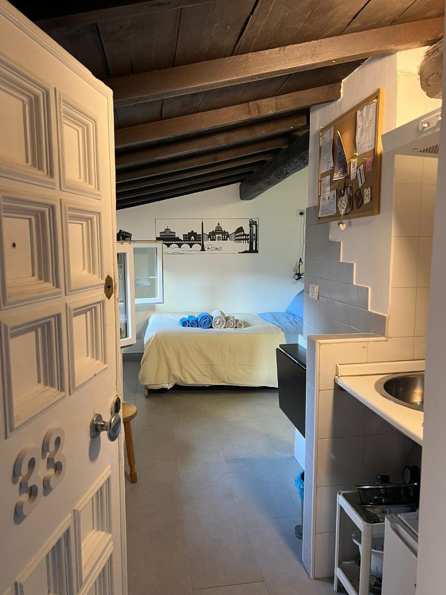 Monolocale Trastevere Locato Per Finalita Turistiche โรม ภายนอก รูปภาพ